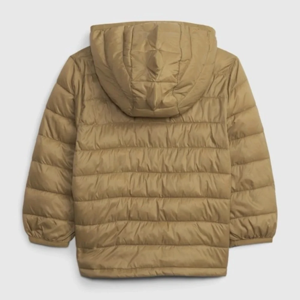 GAP Dino Hood Puffer Jacket, 3T